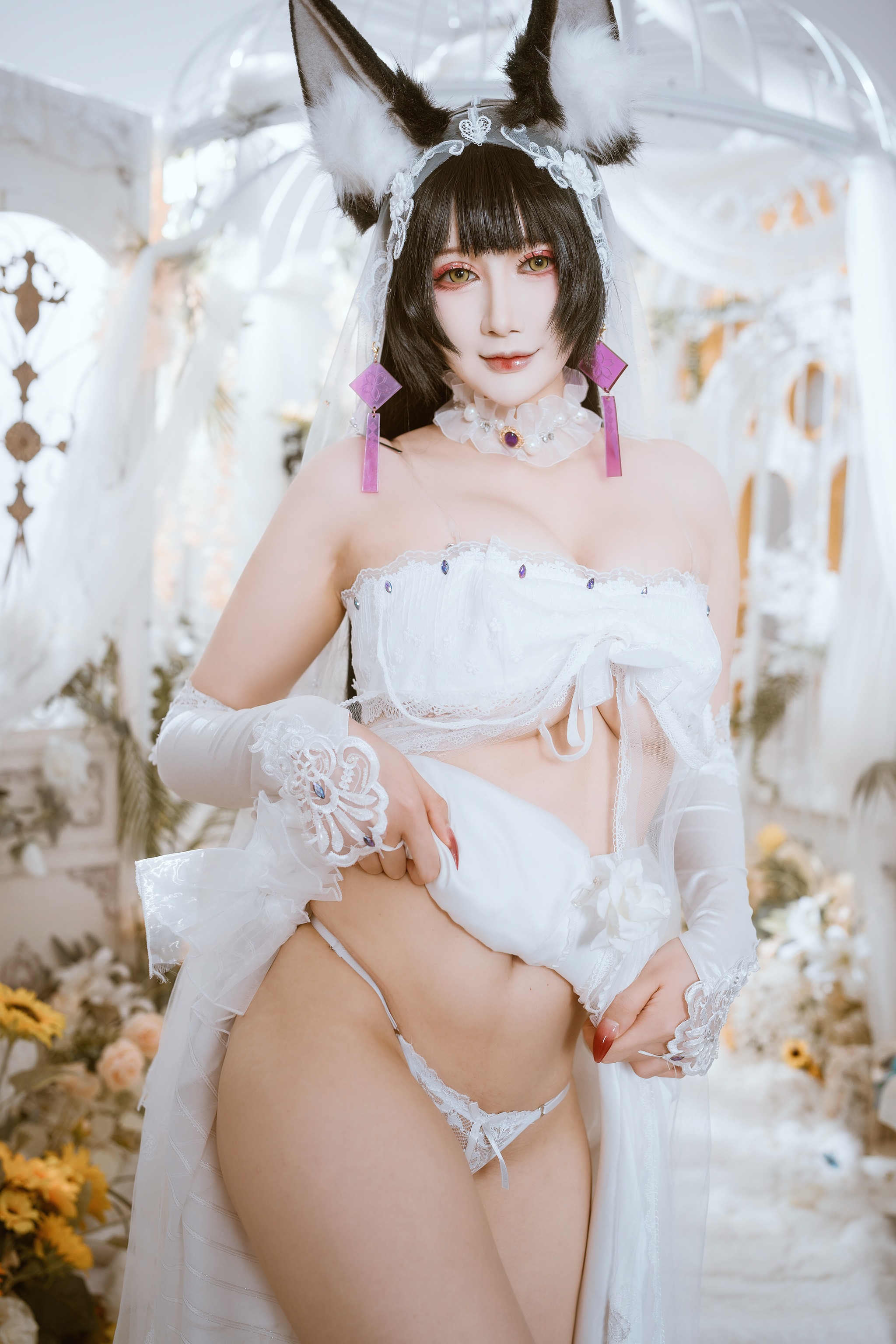 图片[1]-兔胖胖min – NO.010  碧蓝航线 武藏花嫁[40P]-XikXak